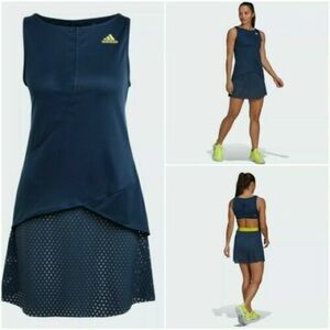 Adidas Primeblue Athletic Dress with Yellow Logo